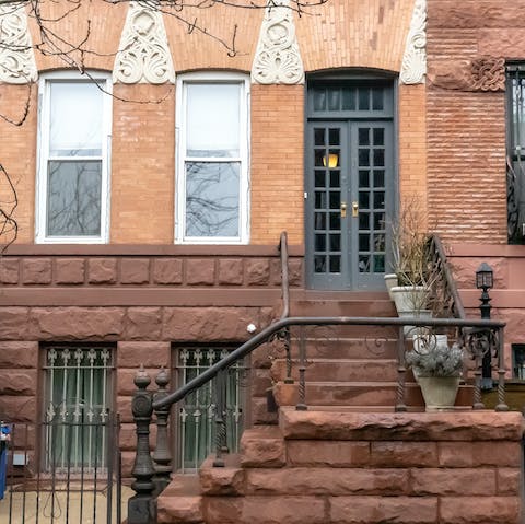Stay in a quintessential NYC brownstone townhouse