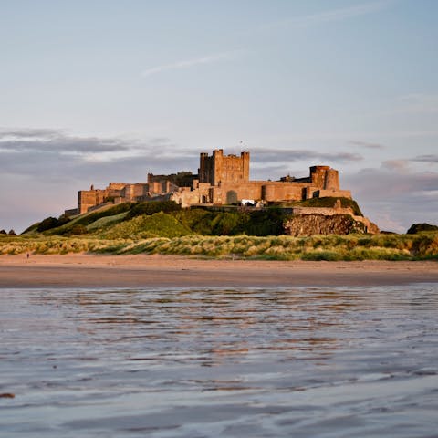 Discover the beauty and rich history of Bamburgh Castle