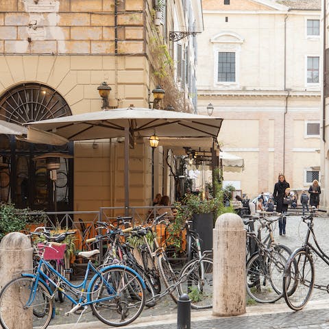Walk straight out the front door and explore the charming Monti neighbourhood