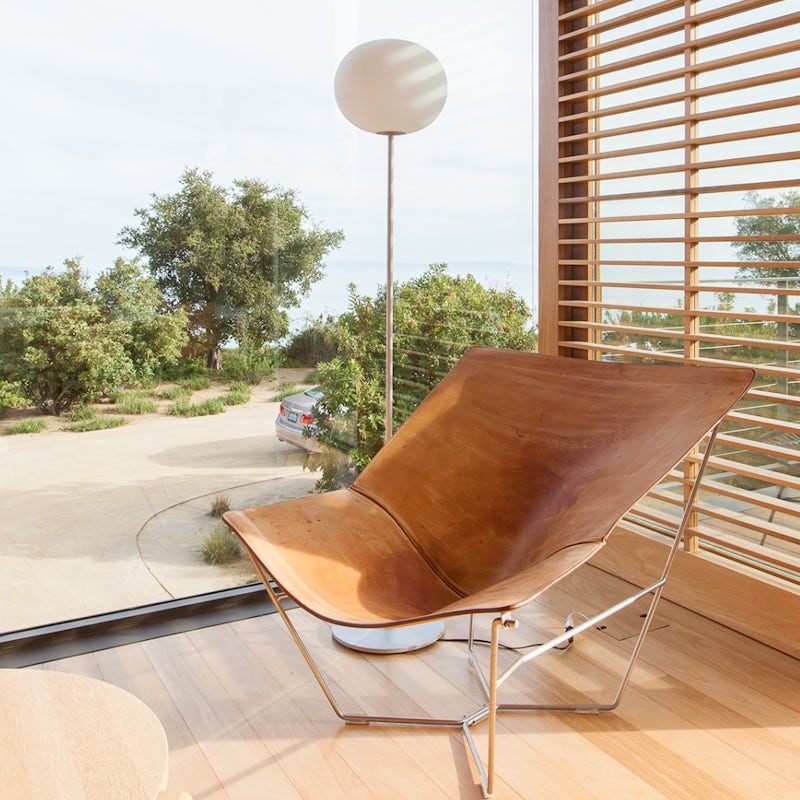 Lounge on the designer furniture, which has been handpicked to mimic the area's aesthetic