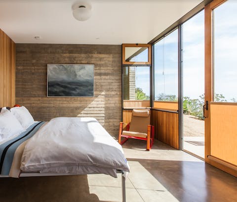 Enjoy access to the outdoors from every bedroom