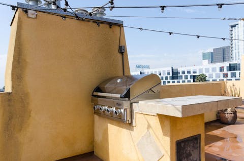 Get dinner going on the barbecue as the sun sets