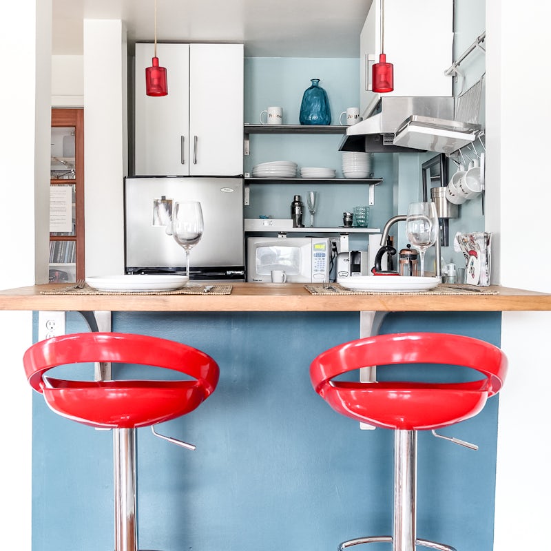 The breakfast bar