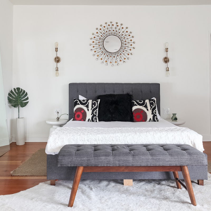 A modern and comfortable bed