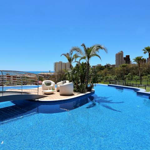 Go for a swim in the fabulous community pool