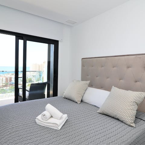 Wake up well-rested in the comfy bedrooms