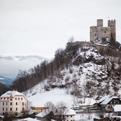 Stay in mountainous South Tyrol, at the base of a fairytale castle
