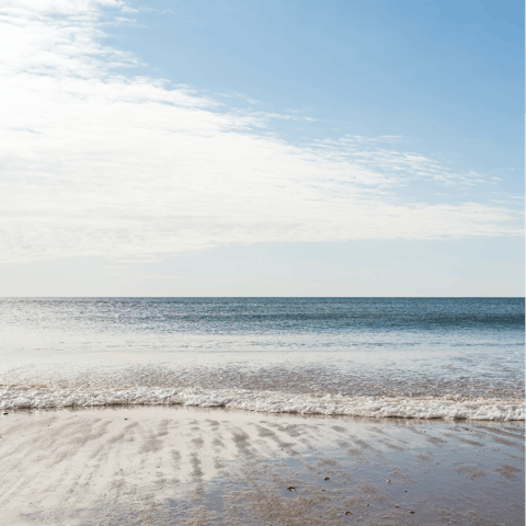 Soak up the sunshine at Amagansett Beach – it's seven minutes away by car