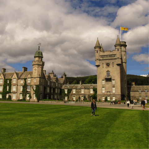 Pay a visit to Balmoral Castle – this estate neighbours it