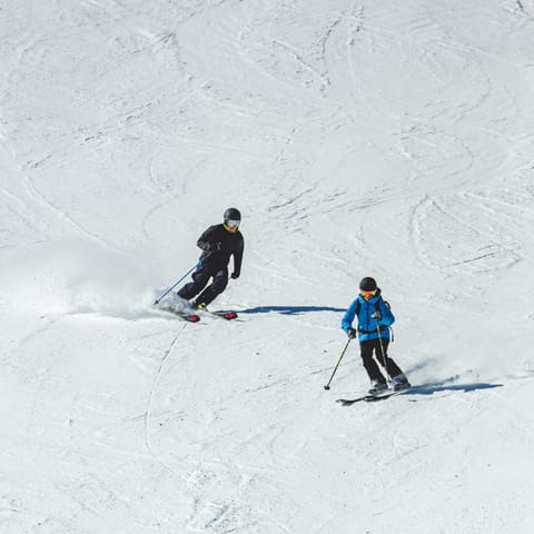 Head to any of a number of superb slopes – the closest ski lift is around 800ft from your door