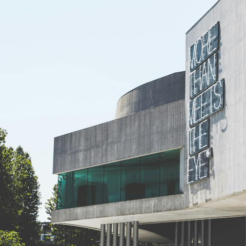 Spend the afternoon admiring modern art at the MAXXI