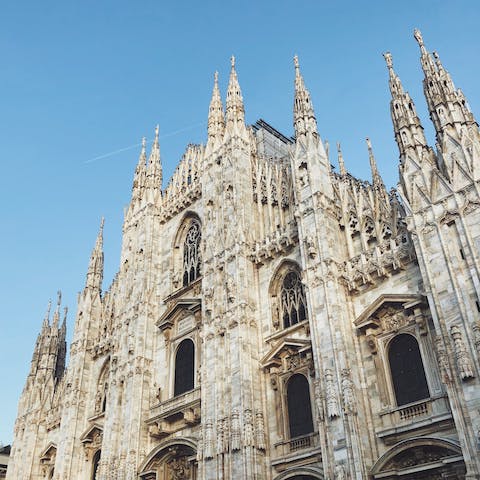 Visit the Duomi di Milano, it's within walking distance