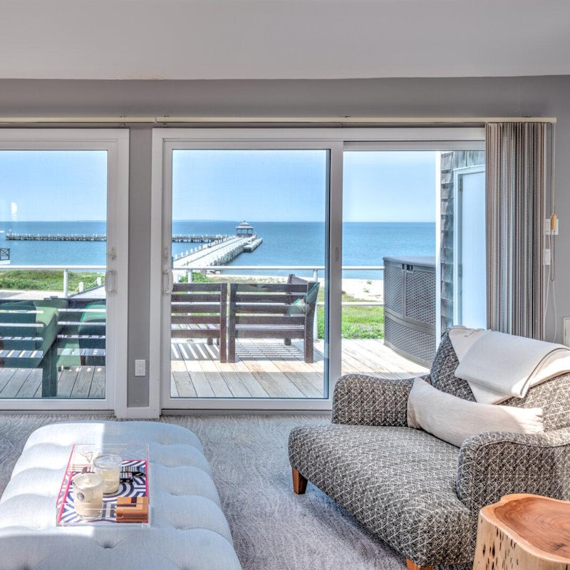 Take your conversations from the sofas to the sunny deck
