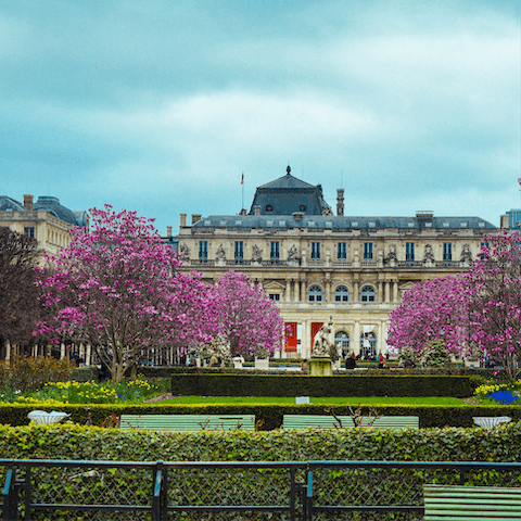 Take a stroll through the lush and beautiful Jardin du Luxembourg