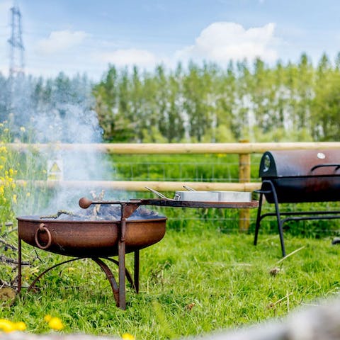 Cook up a delicious alfresco feast outside on the barbeque