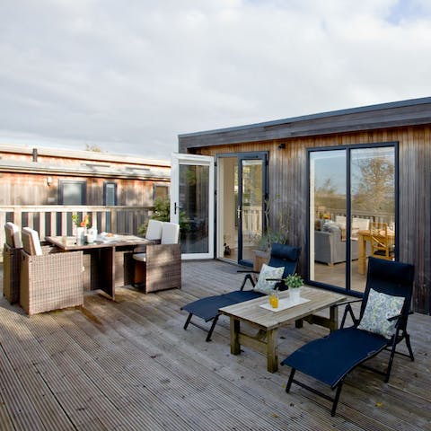 Make the most of your large deck area