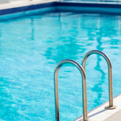 Notch up a few lengths in the communal swimming pool