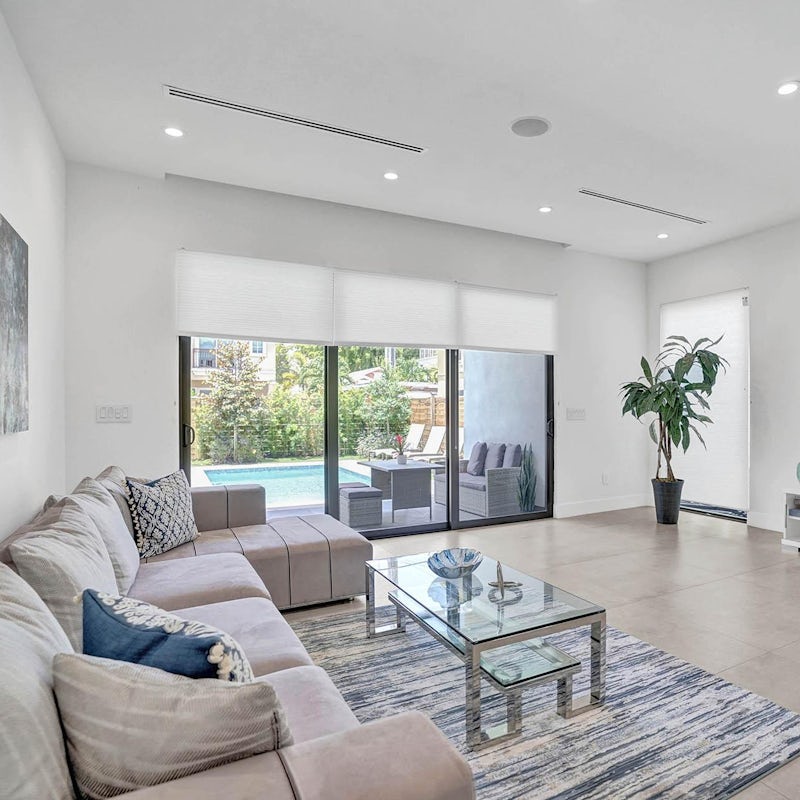 Take your pick from the indoor or outdoor living areas – both overlook the pool