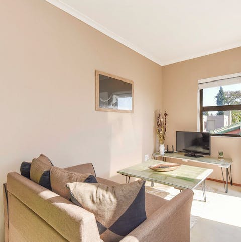 Stretch out on the sofa and unwind with a Netflix movie