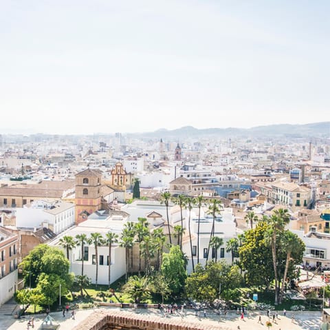 Explore Malaga from your central base in the Soho district 