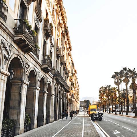Go shopping amongst stunning architecture in Passeig de Gracia