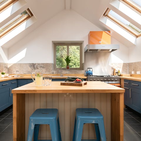 Rustle up a family feast in the contemporary kitchen