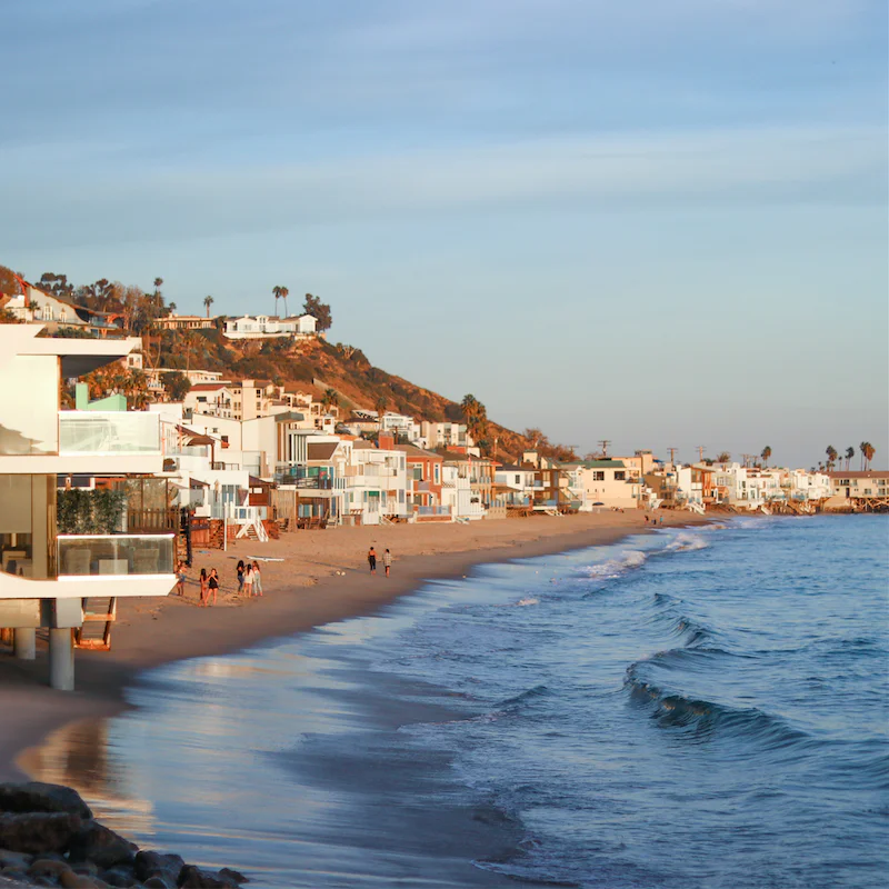 Explore the iconic beaches of Malibu in California
