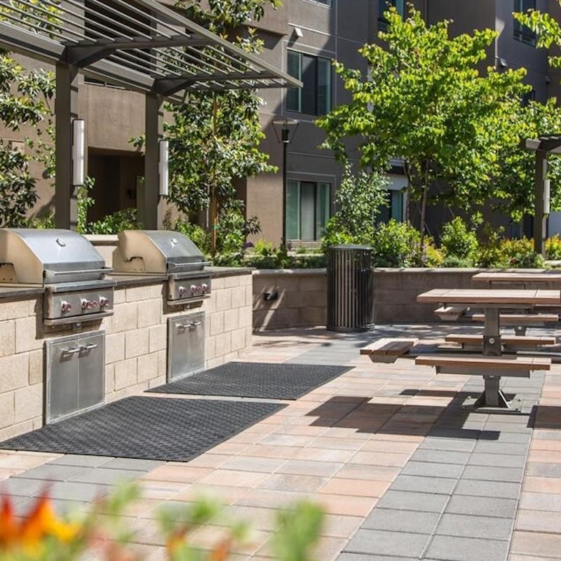 Grill up a feast in the barbecue area