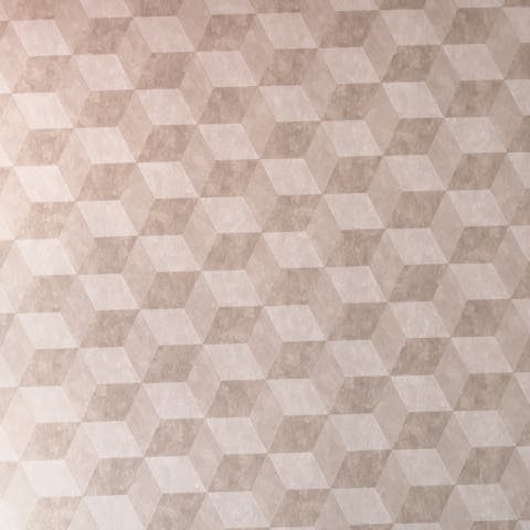 The geometric wallpaper print