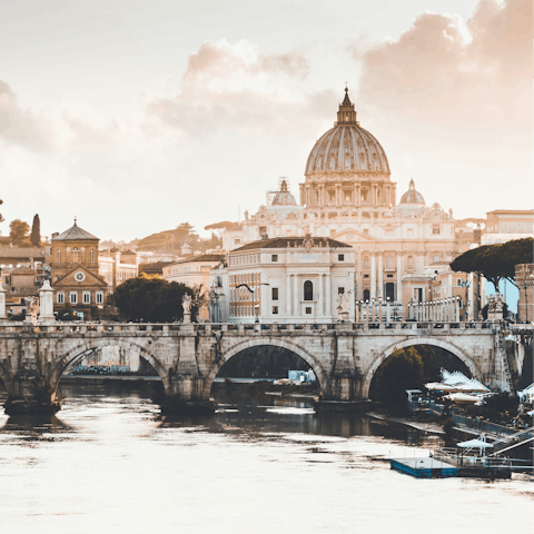 Begin your Roman adventure with a stroll to the Vatican 