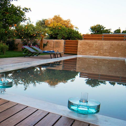 Jump into the pool and cool off from the midday heat