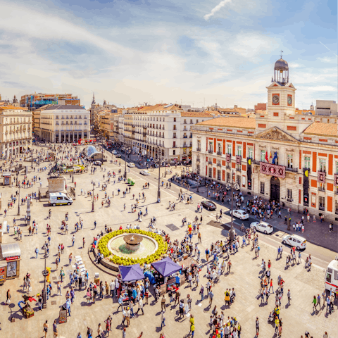 Hop on the metro and be in the buzzing heart of Madrid in minutes