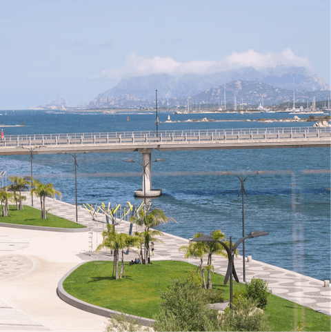 Join the locals for a sunset passeggiata along the seafront (just moments away)