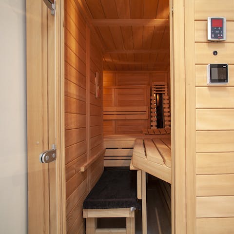 The private Finnish sauna