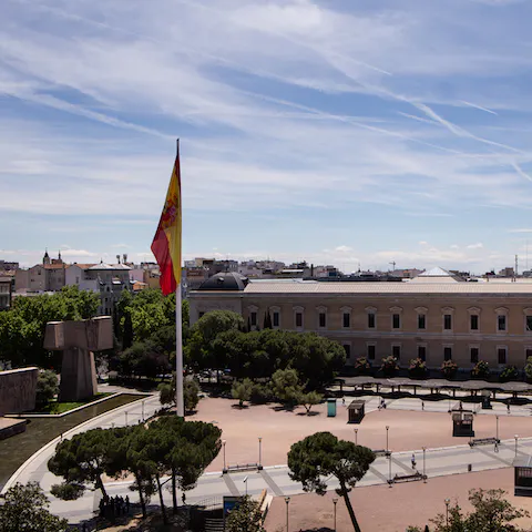 Savour the views over Barrio de Salamanca's Golden Mile, right on your doorstep