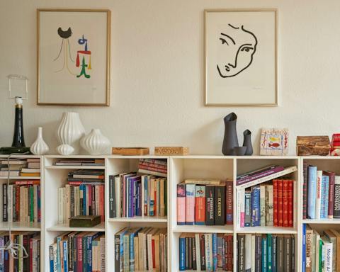 Wall-to-wall bookshelf for booklovers 