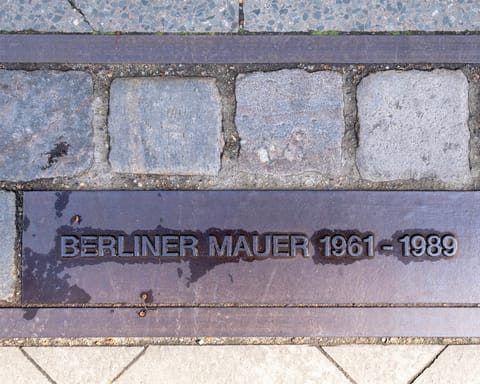 Situated on the site of the Berlin Wall