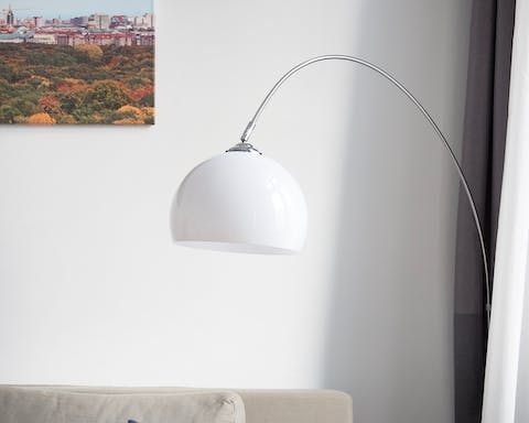 This Arco-inspired lamp