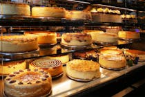 Indulge in cheesecake at Café Dreikäsehoch