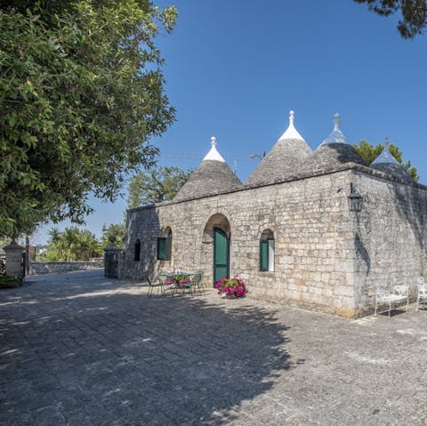 Stay in a piece of architectural history – an authentic "trullo" house