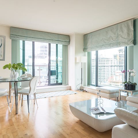 Bright and spacious living area