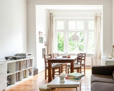 The luminous living room