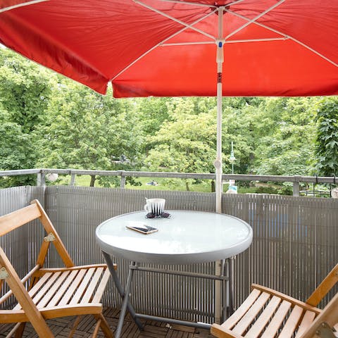 The calm balcony