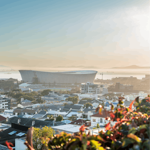 Tour the famous Cape Town Stadium, surround by stunning sea views and fantastic restaurants