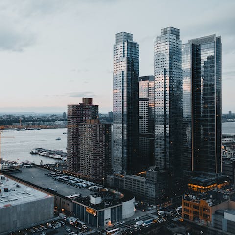 Visit Hudson Yards, one of the city's newest shopping and dining destinations, only ten minutes away on foot