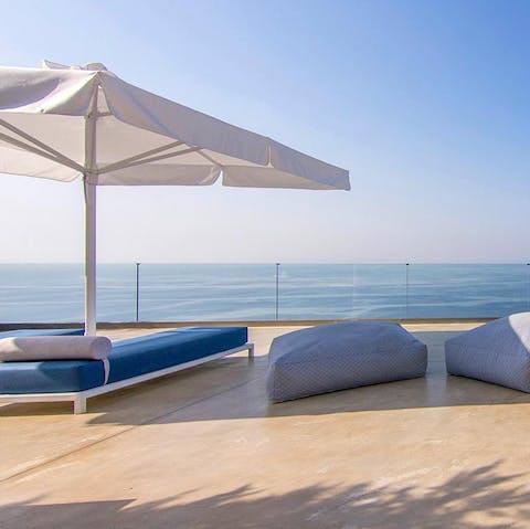 Laze your days away on the terrace