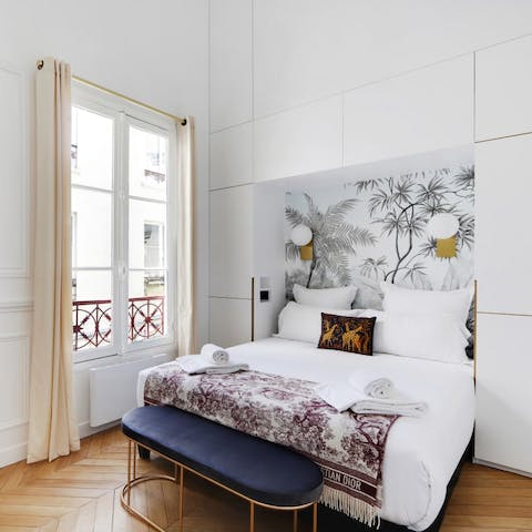 Wake up in the comfortable bedrooms feeling rested and ready for another day of Paris sightseeing