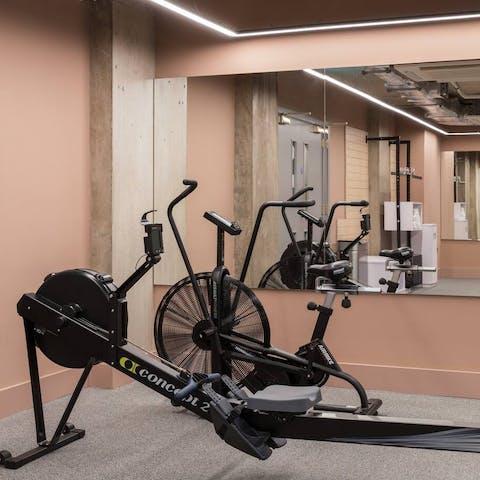 Work up a sweat in the residents’ gym
