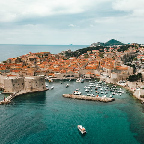 Stay in the most exclusive part of Dubrovnik, overlooking the Old Town