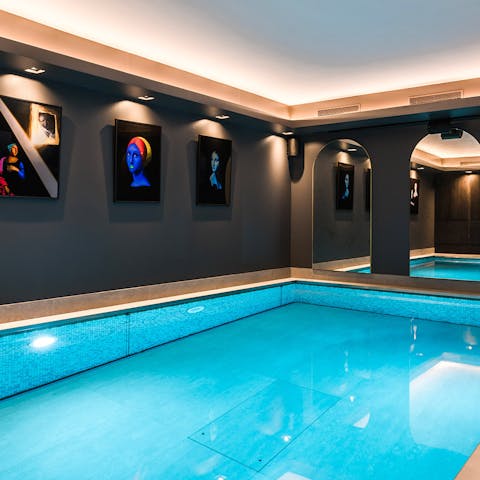 Your own private indoor pool